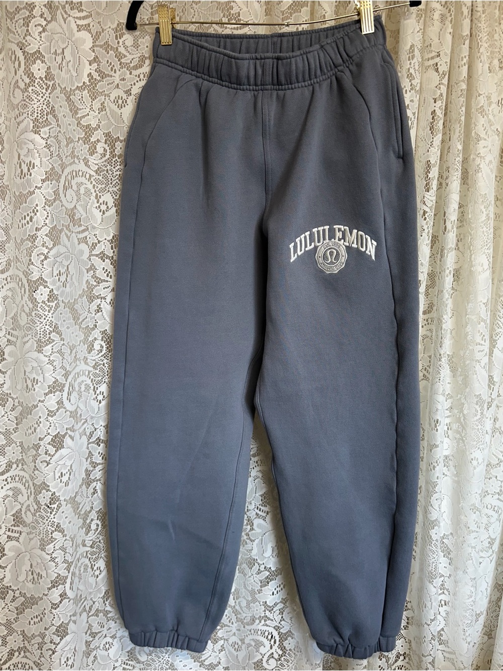 Lululemon Scuba Mid Rise Grey Oversized Jogger